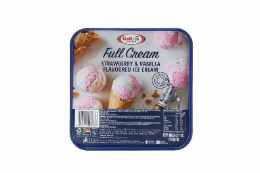 Full Cream Strawberry & Vanilla 5L