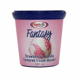 Fantasy Cup Strawberry & Vanilla 500ml
