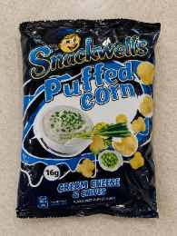 Puffed Corn Cream Cheese & Chives 16g