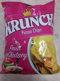 Krunch Potato Chips Fruit Chutney 125g