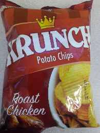 Krunch Potato Chips Roasted Chicken 125g