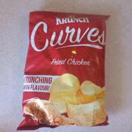 Krunch Curves Fried Chicken 125g