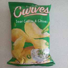 Krunch Curves Sour Cream & Chives 125g