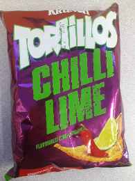 Tortillos Chilli Lime 145g