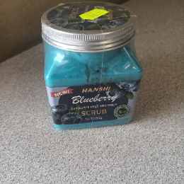 Hanshi Face And Body Scrub Blueberry 350g