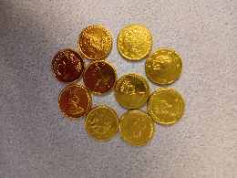 Mman Chocolate Coin 1s